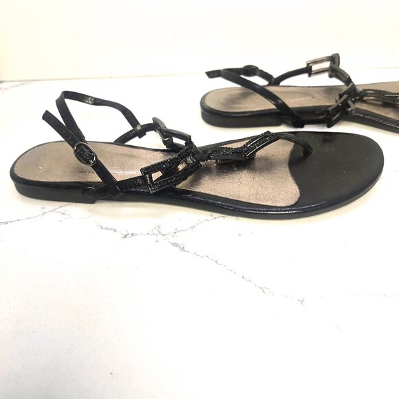 Nine West Strappy Embellished Sandals - Picture 4 of 7